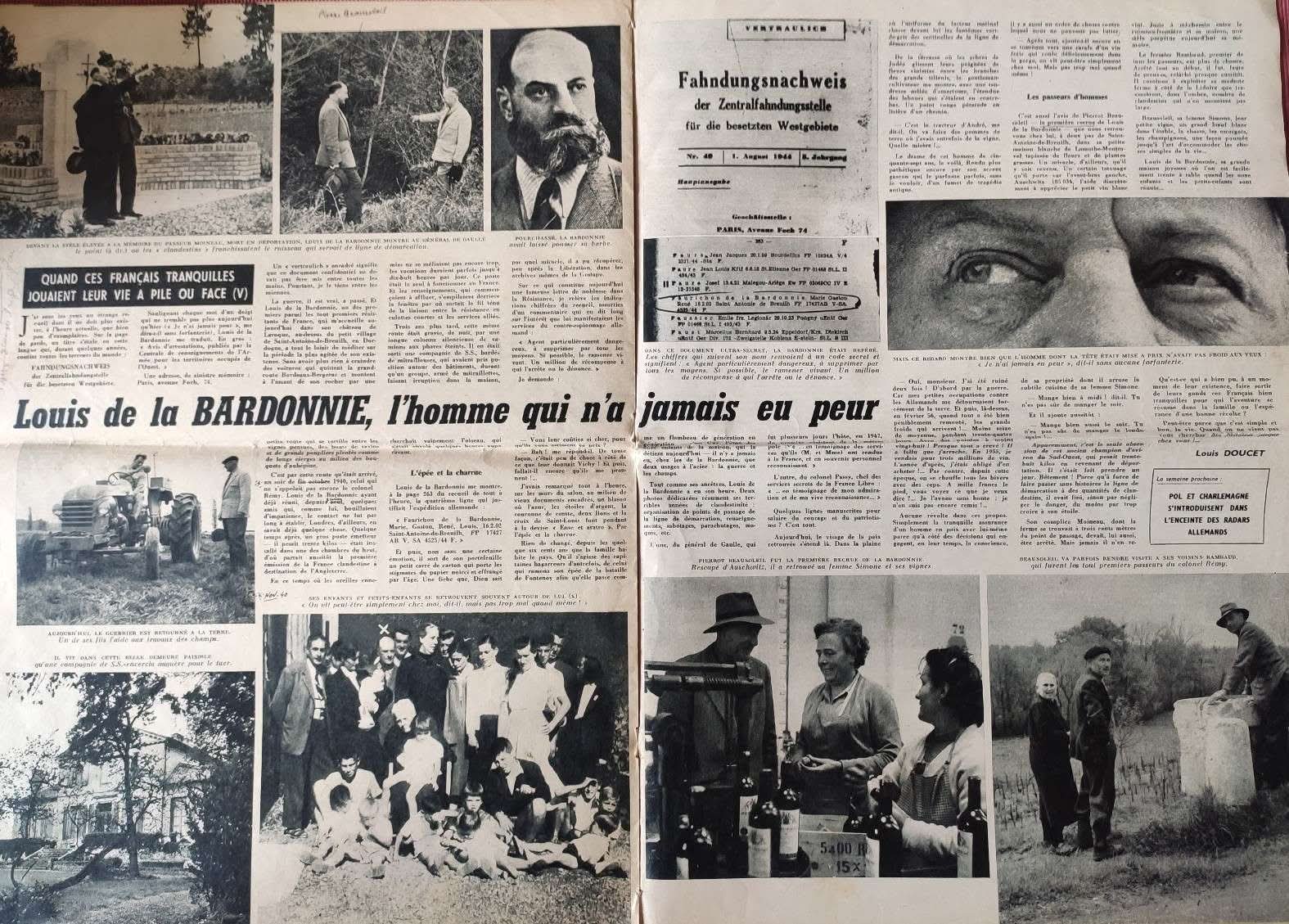 Article L'Homme qui n'a jamais peur 1959